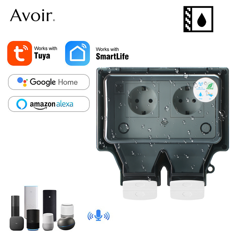 Outdoor Power Point Cover - Prese elettriche a parete Avoir Tuya
