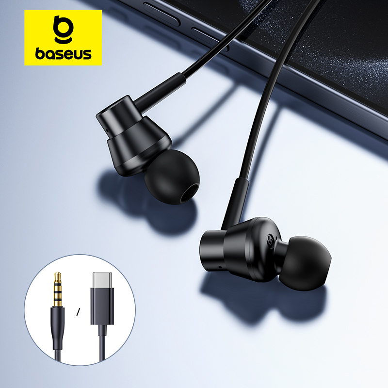 Outdoor Power Jack - Baseus Encok HZ11/CZ11 auricolari cablati in-ear