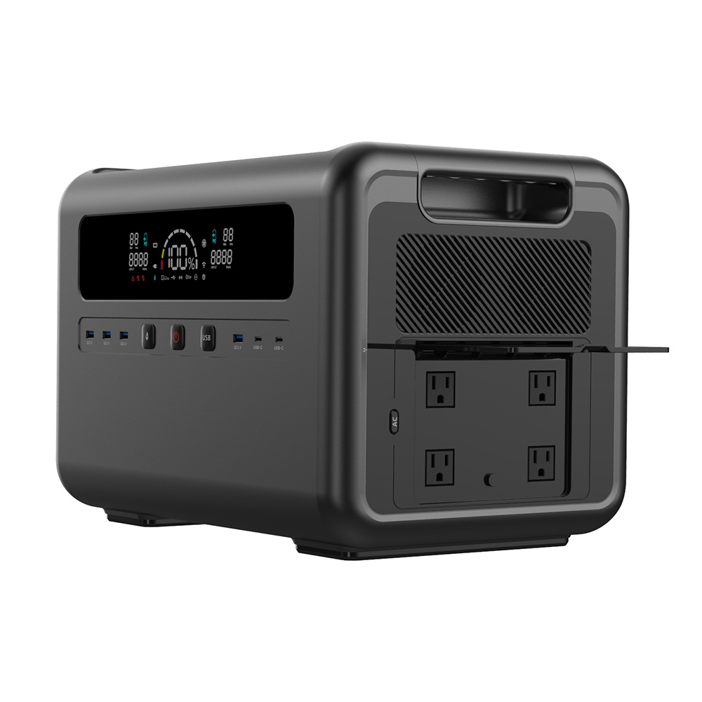 Outdoor Power Station - Generatore Solare da 2400W, Stazione di