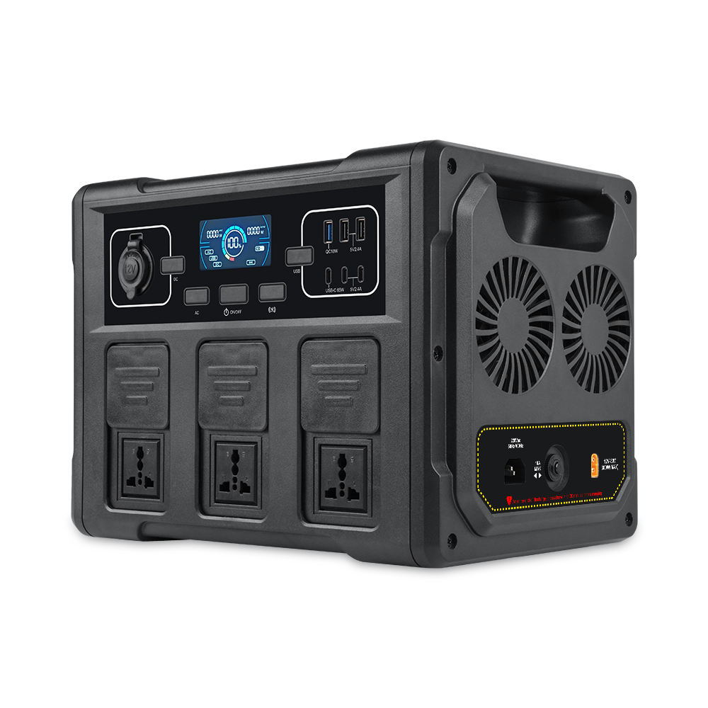 Outdoor Power Station - Generatore Solare Portatile 1200W, Batteria LiFePO4,