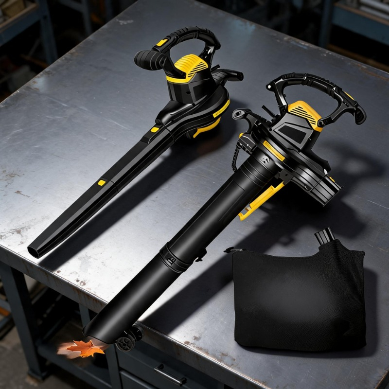 Outdoor Power Vacuum - Soffiatore per Foglie da Giardino, Trituratore