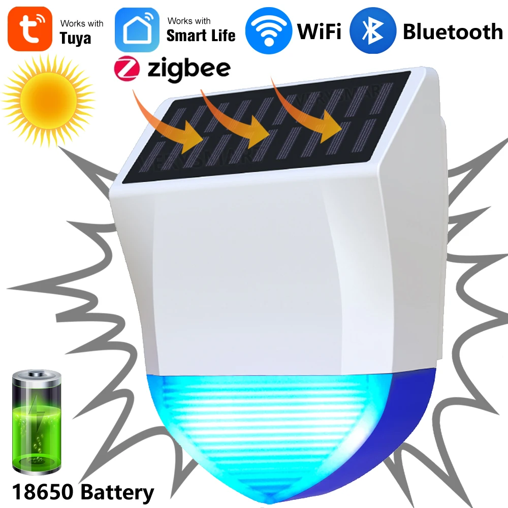 Outdoor Power Source - Tuya Smart Per Zigbee/Wifi Sirena Allarme