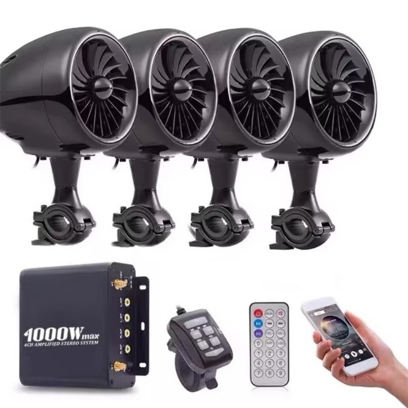 Quality Outdoor Power - Altoparlanti per Moto e ATV da