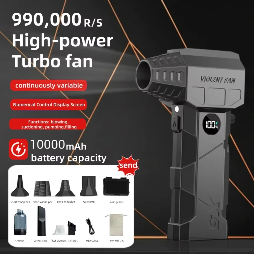 Outdoor Power Vacuum - Soffiatore turbo X5 con motore da