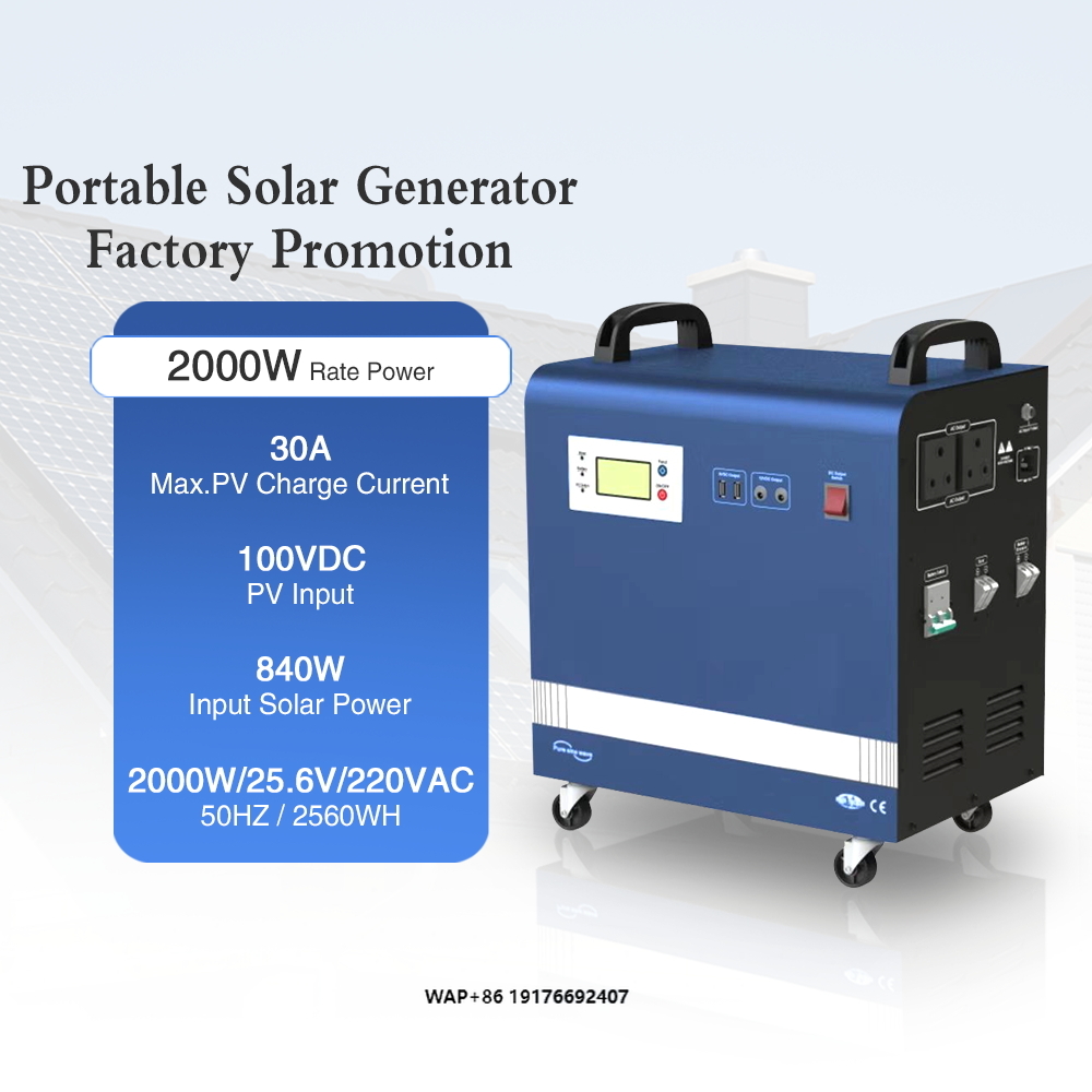 Outdoor Power Products - Generatore solare 2kwPower 100Ah Lifepo4 Prodotto