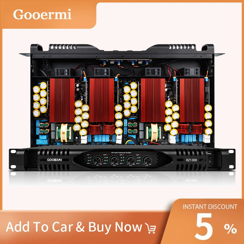 Outdoor Power Amplifier - Gooermi DE2300 Amplificatore Digitale 1U a