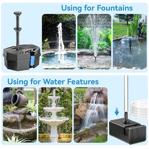 Outdoor Power Source - Pompa per fontana solare da 8W