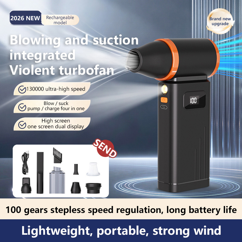 Outdoor Power Vacuum - Aspirapolvere Portatile 2-in-1 con Funzione di