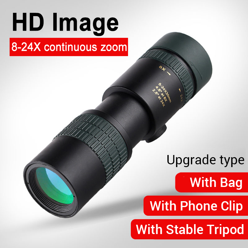 Potente monocolo 8-24X30 Zoom  - Quality Outdoor Power recensione e prezzo