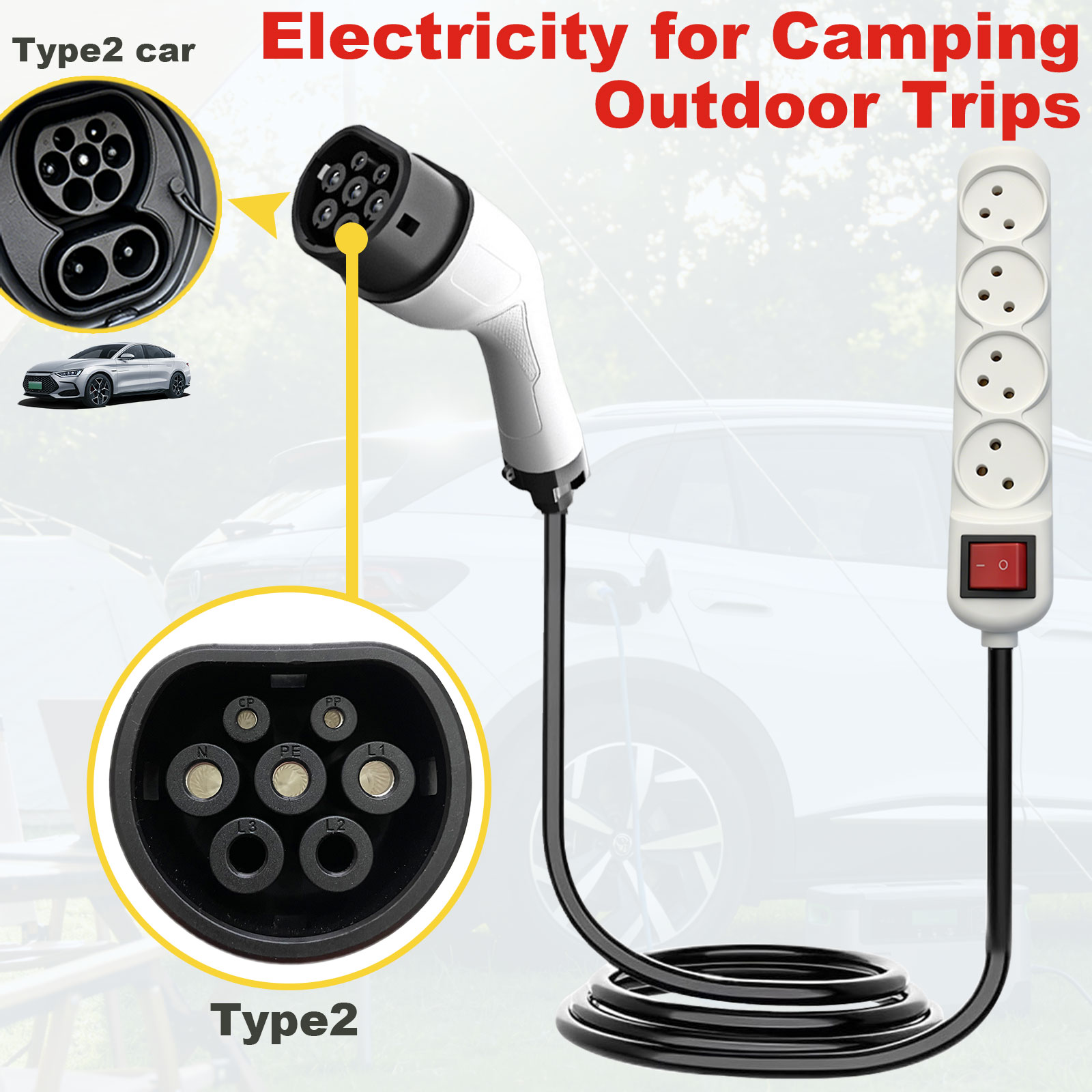 Adattatore di scarico V2L Tipo - Outdoor Power Station recensione e prezzo