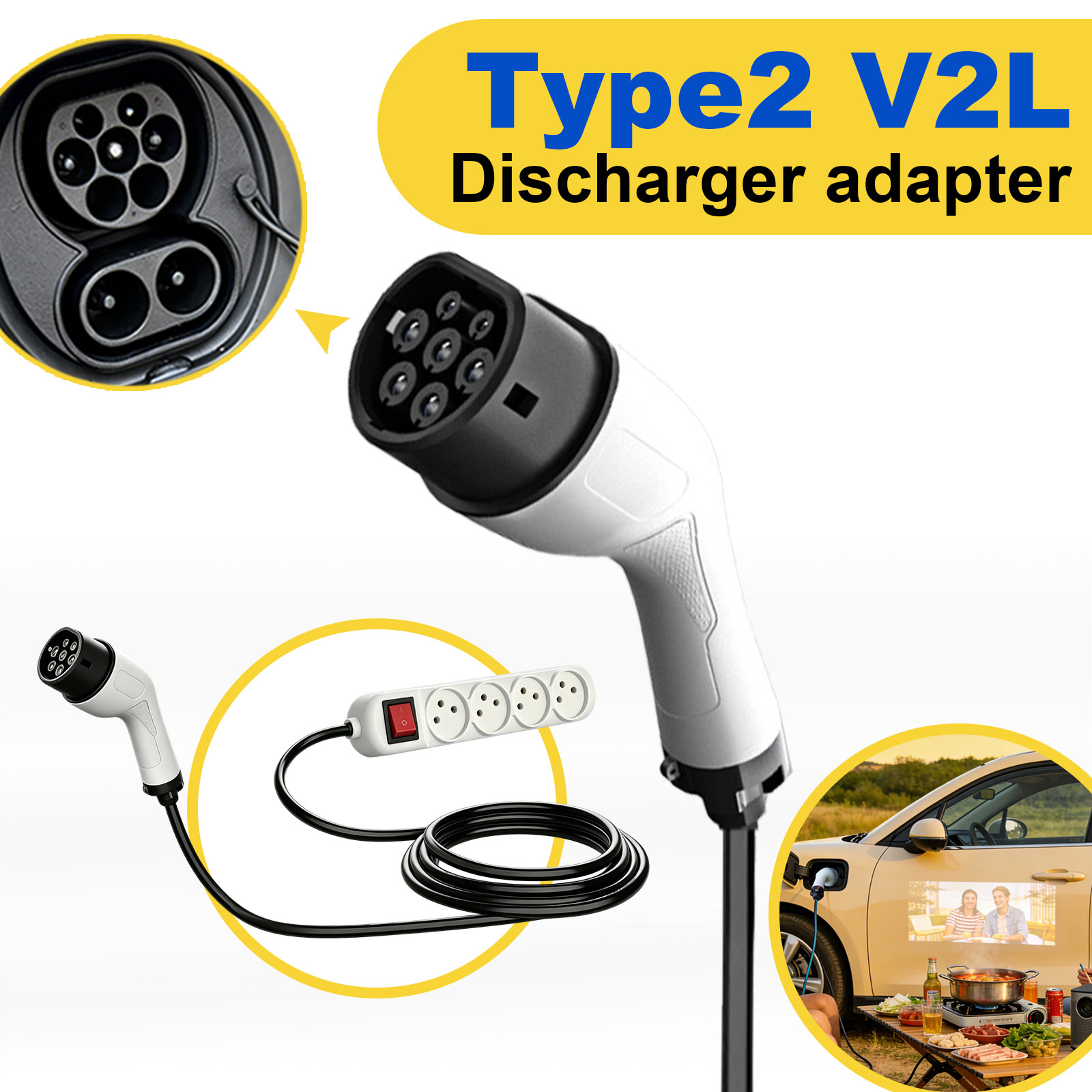 Adattatore di scarico V2L Tipo - Outdoor Power Station recensione e prezzo