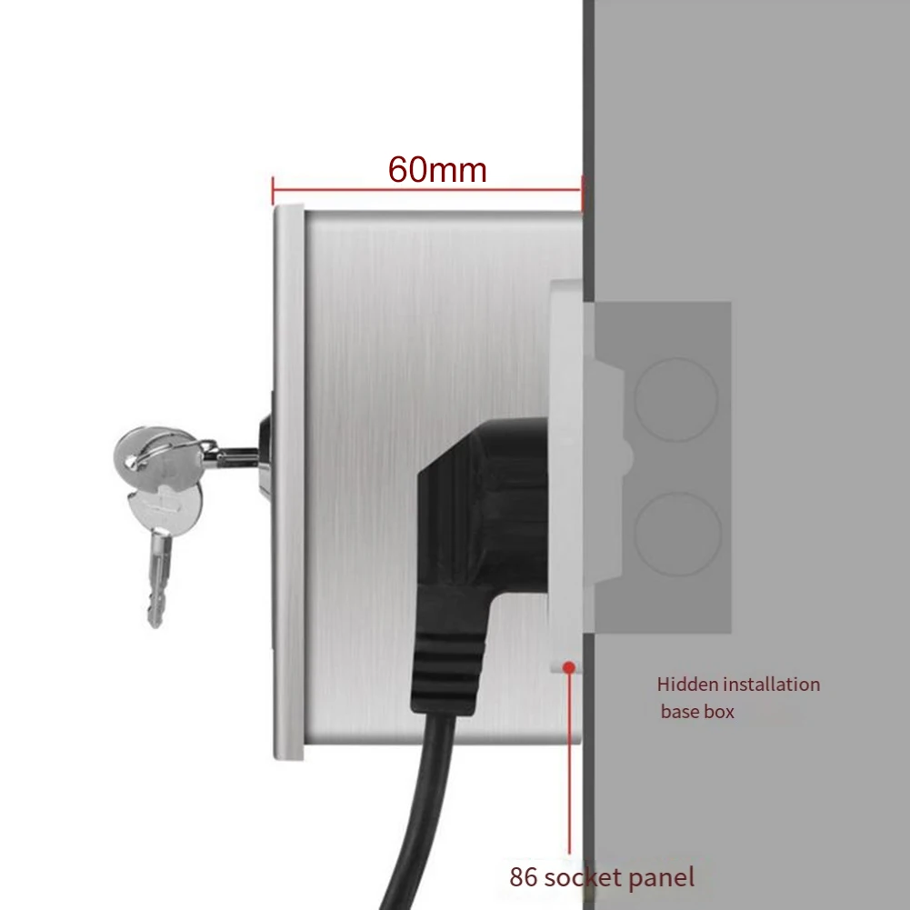 Serratura impermeabile in acci - Outdoor Power Point Cover recensione e prezzo