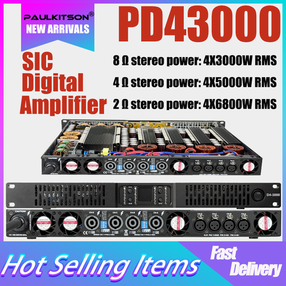 Paulkitson PD43000 4x3000W 8Ω  - Outdoor Power Amplifier recensione e prezzo