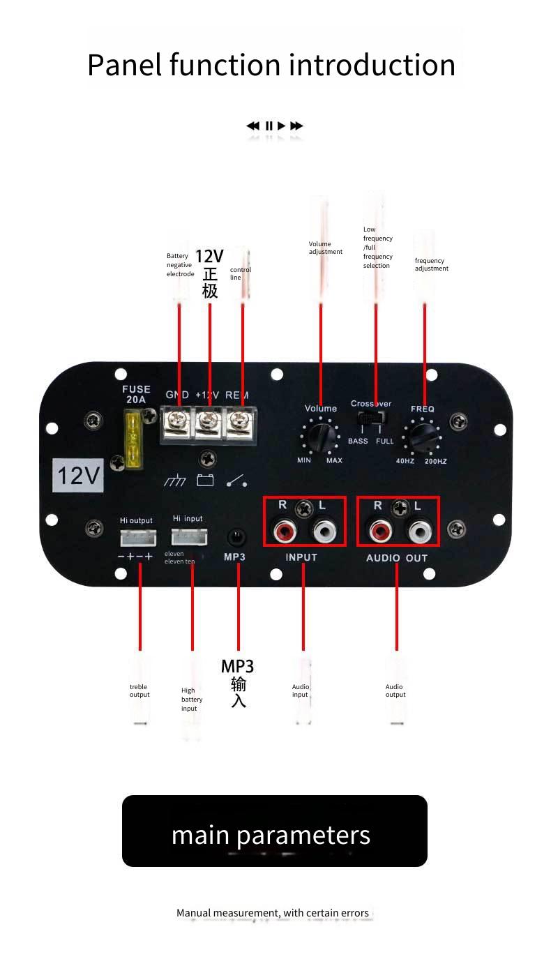 Scheda di amplificazione di po - Outdoor Power Amplifier recensione e prezzo